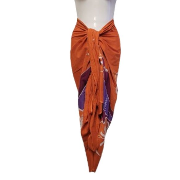 Cover-Ups Swimsuit Cover Ups, Beachwear Wraps, Halter or Strapless Wrap Dress - Picture 5 of 7